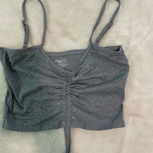 grey Rue21 tank top